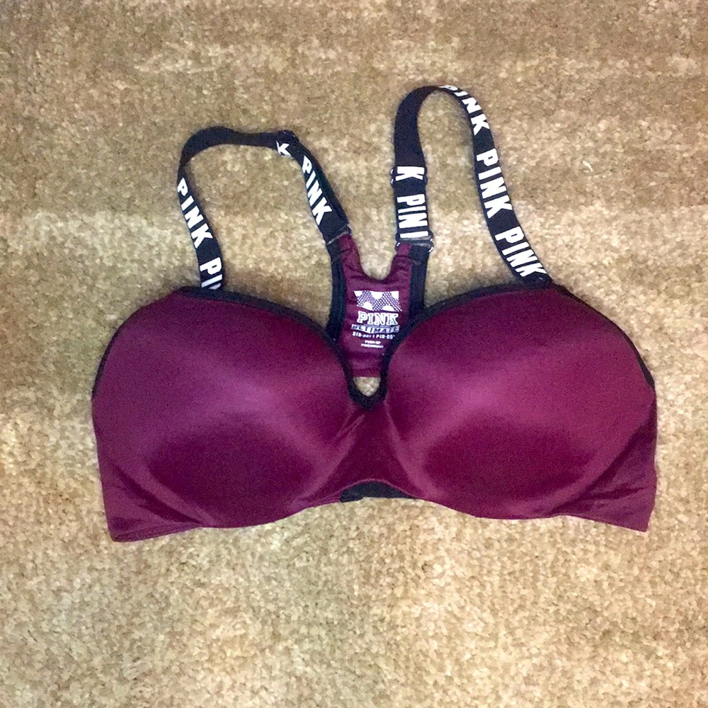 Burgandy Sports Bra